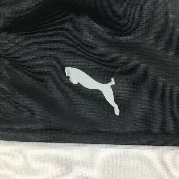 Puma Boys Activewear Jacket Red Black Color Block Full Zip Pockets Long Sleeve 4 - Picture 6 of 6